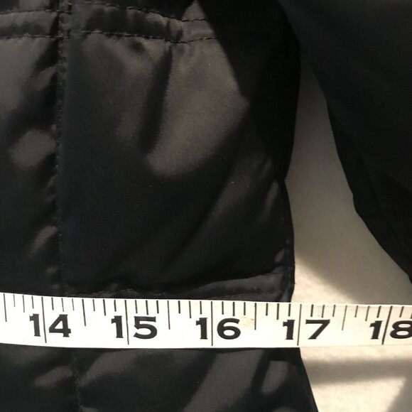 Andrew Marc Womens M Black Down Puffer Coat Stretch Jacket Short - Picture 9 of 13
